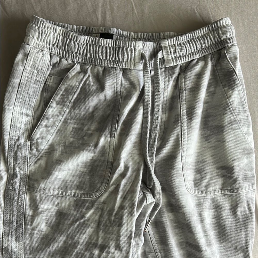 Athleta Farallon Gray Jogger Sweatpants with Elastic Cuffs Size 2 - Picture 3 of 4